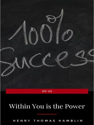 cover image of Within You is the Power